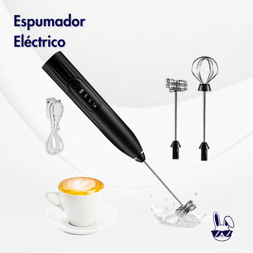 ✨ Batidor Eléctrico Portátil Recargable - 3 Velocidades ☕🍰