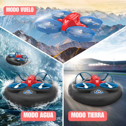 NUEVO DRONE AQUAAIR RACER  3 EN 1 🚨50% OFF POR TIEMPO LIMITADO 🚨