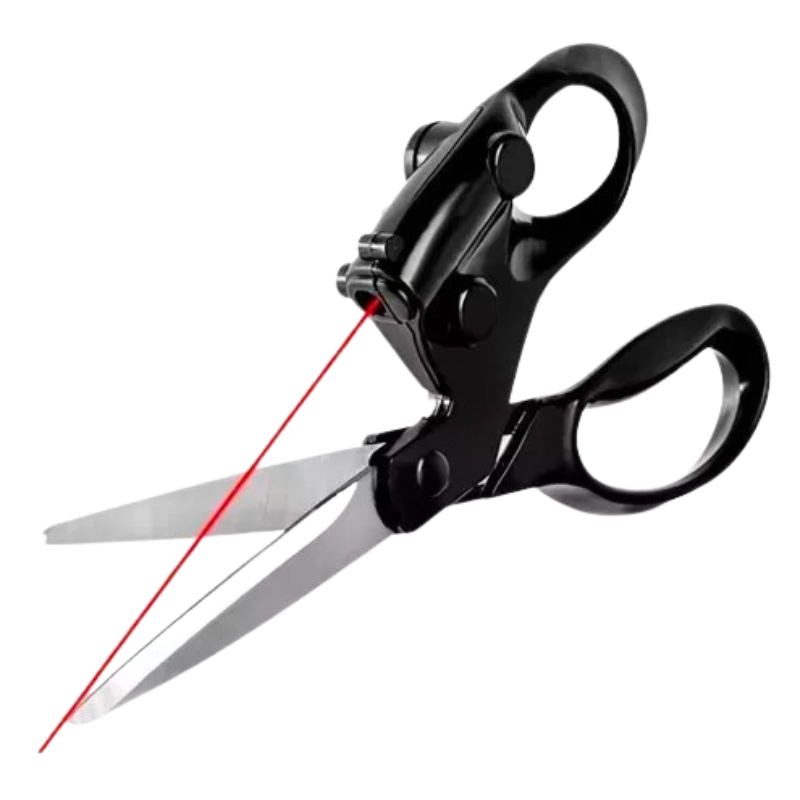 🚨OFERTA 35% OFF🌟 Nuevas Tijeras con guía láser, corta rápido y con precisión ✂️🎯
