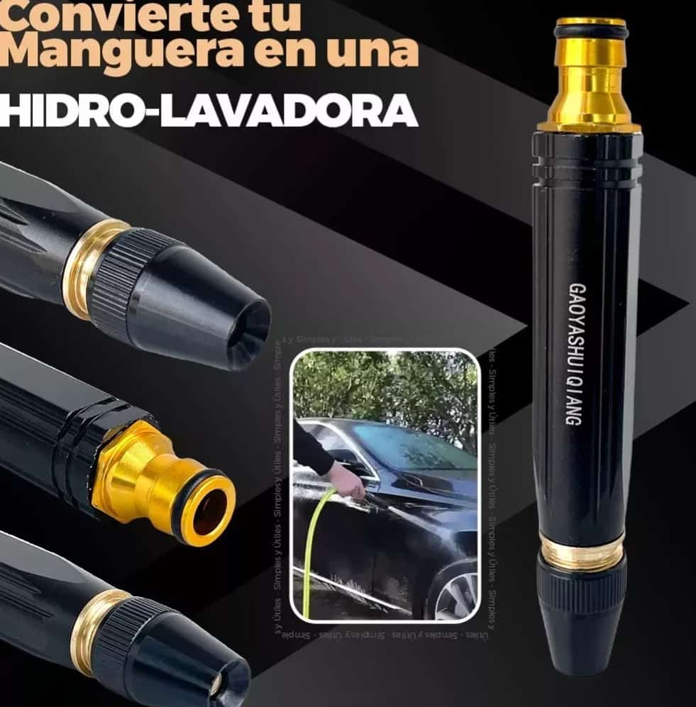 ⏰ No te pierdas esta Súper Oferta! 🌟Descubre nuestra Boquilla de Presión Ajustable para Manguera 🚿💥