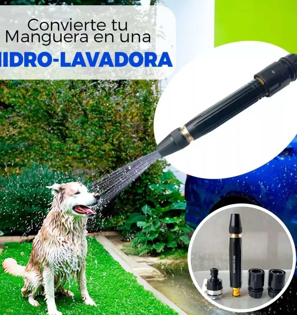 ⏰ No te pierdas esta Súper Oferta! 🌟Descubre nuestra Boquilla de Presión Ajustable para Manguera 🚿💥