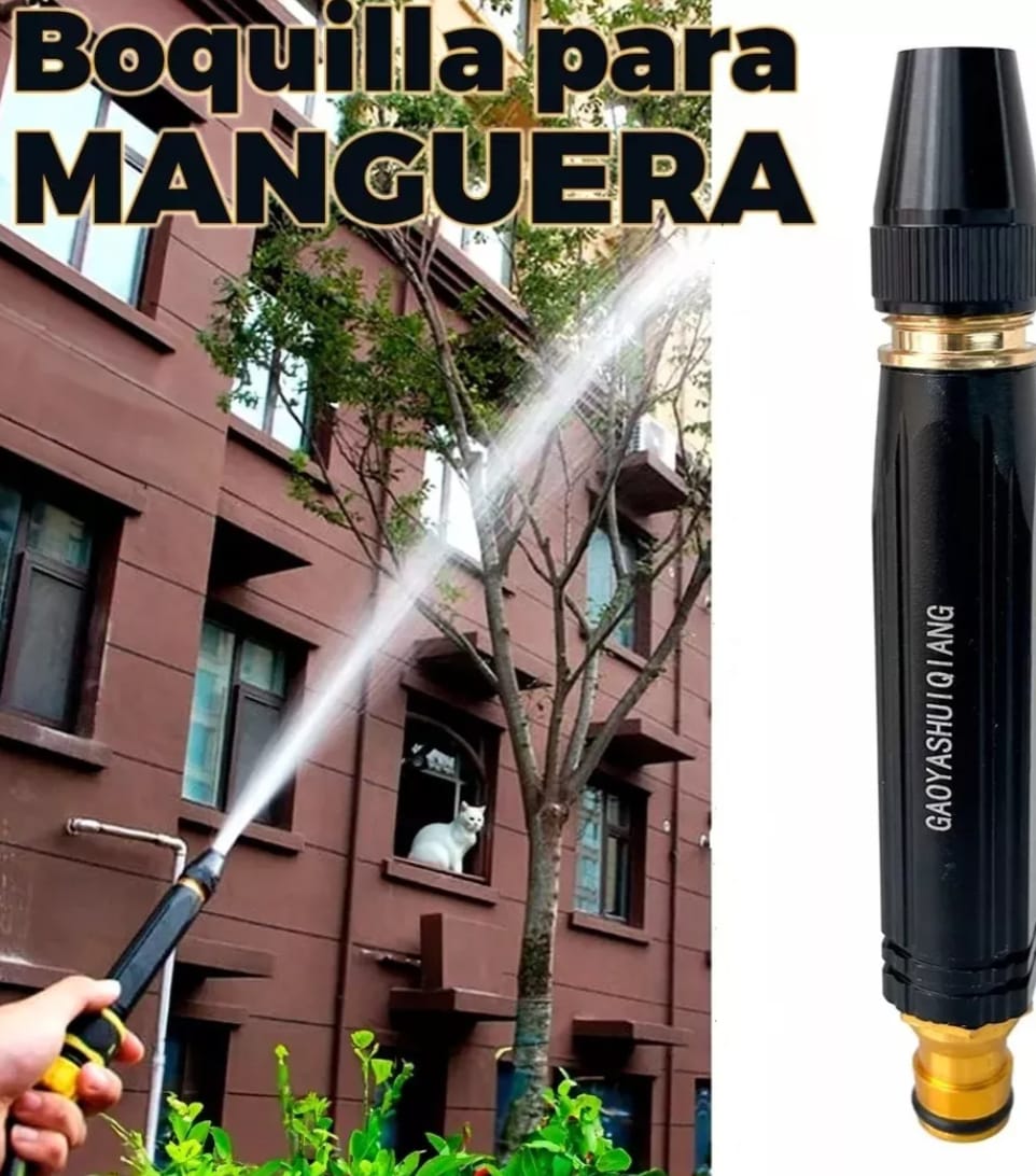 ⏰ No te pierdas esta Súper Oferta! 🌟Descubre nuestra Boquilla de Presión Ajustable para Manguera 🚿💥