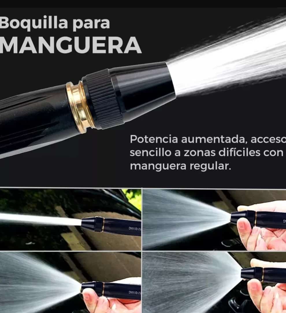 ⏰ No te pierdas esta Súper Oferta! 🌟Descubre nuestra Boquilla de Presión Ajustable para Manguera 🚿💥